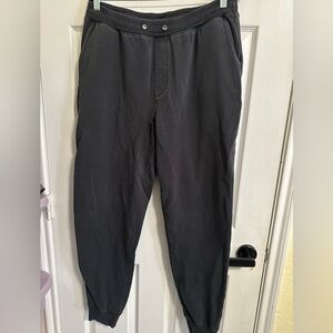 Goodthreads Men's Black Jogger Pants Med Tall  (No Drawstring)